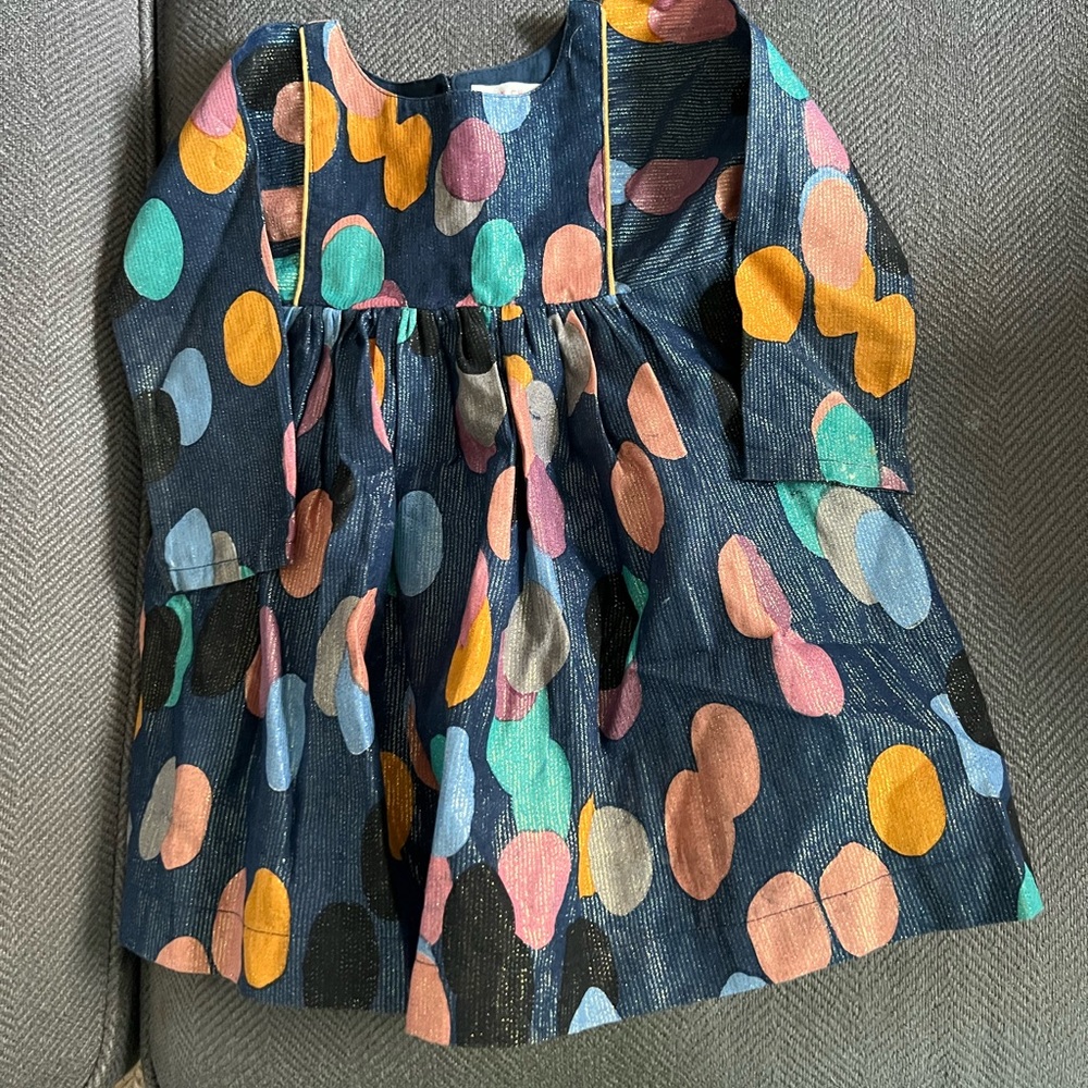 Pink chicken toddler dress 6-12mos
